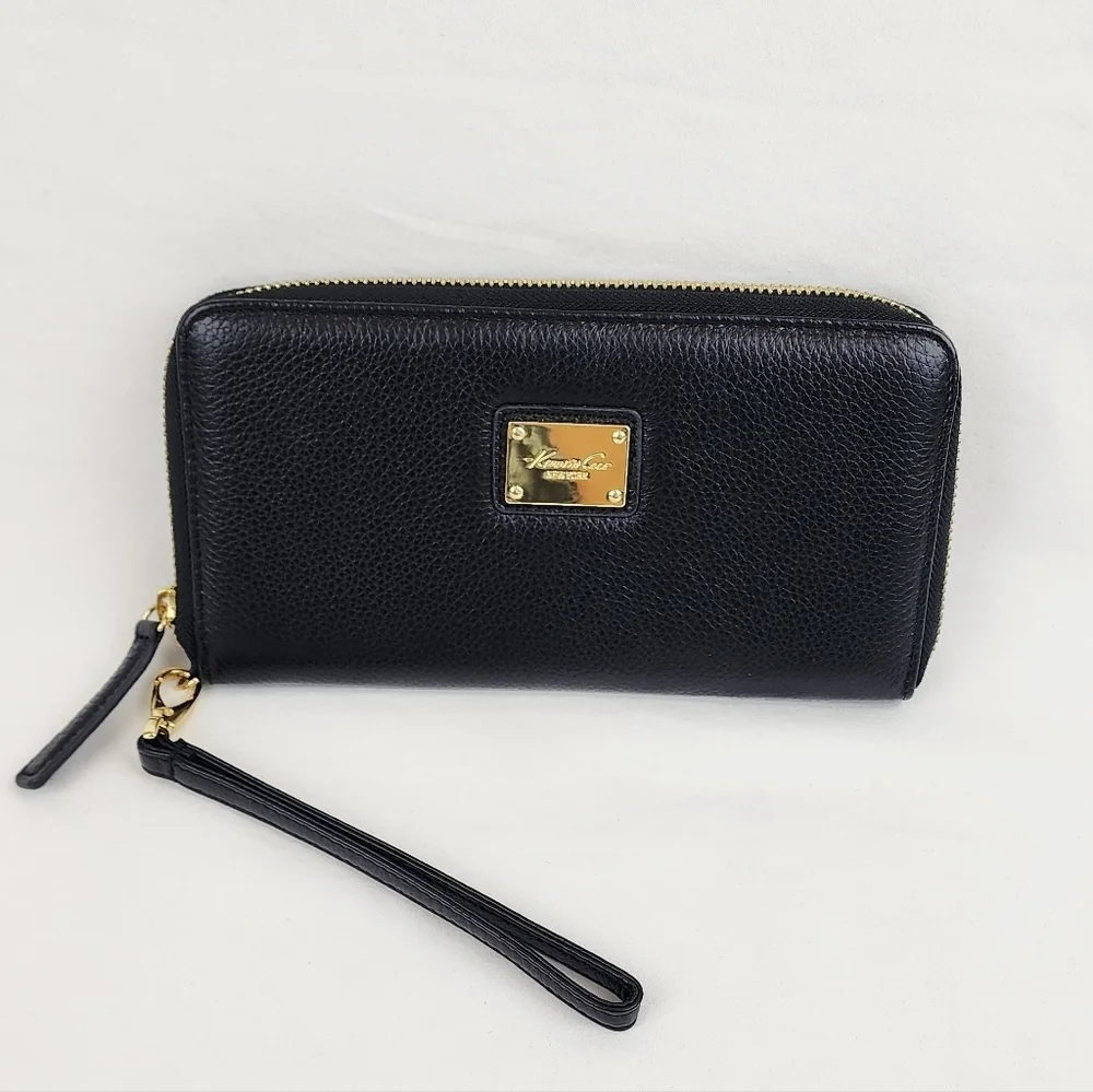 Kenneth Cole New York Black Leather Wallet